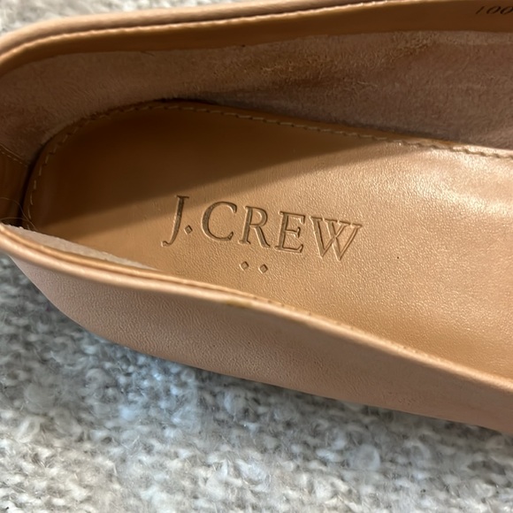 J Crew Edie Nude Peach Leather Loafers Size 9‎ - Picture 8 of 12